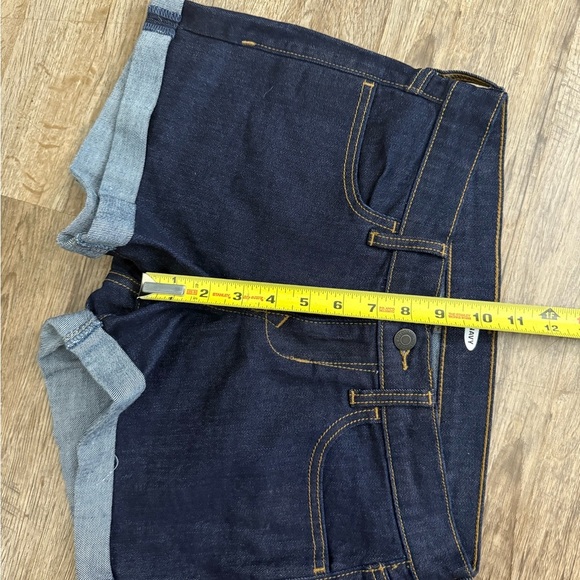 Old Navy • Dark Wash Cuffed Denim Shorts - Picture 3 of 9